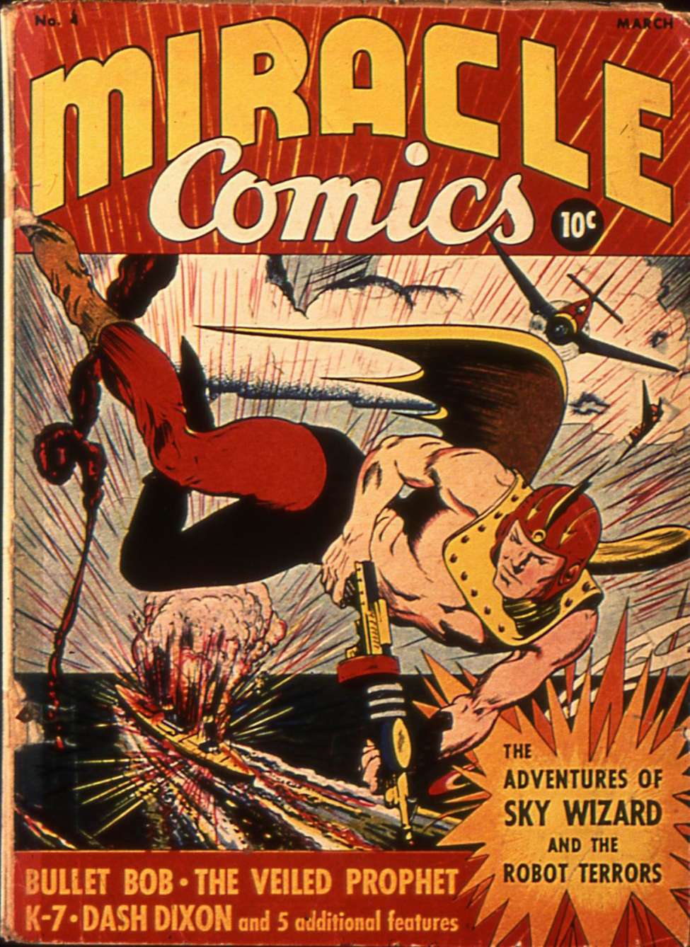 Comic Book Cover For Miracle Comics 4 (fiche)