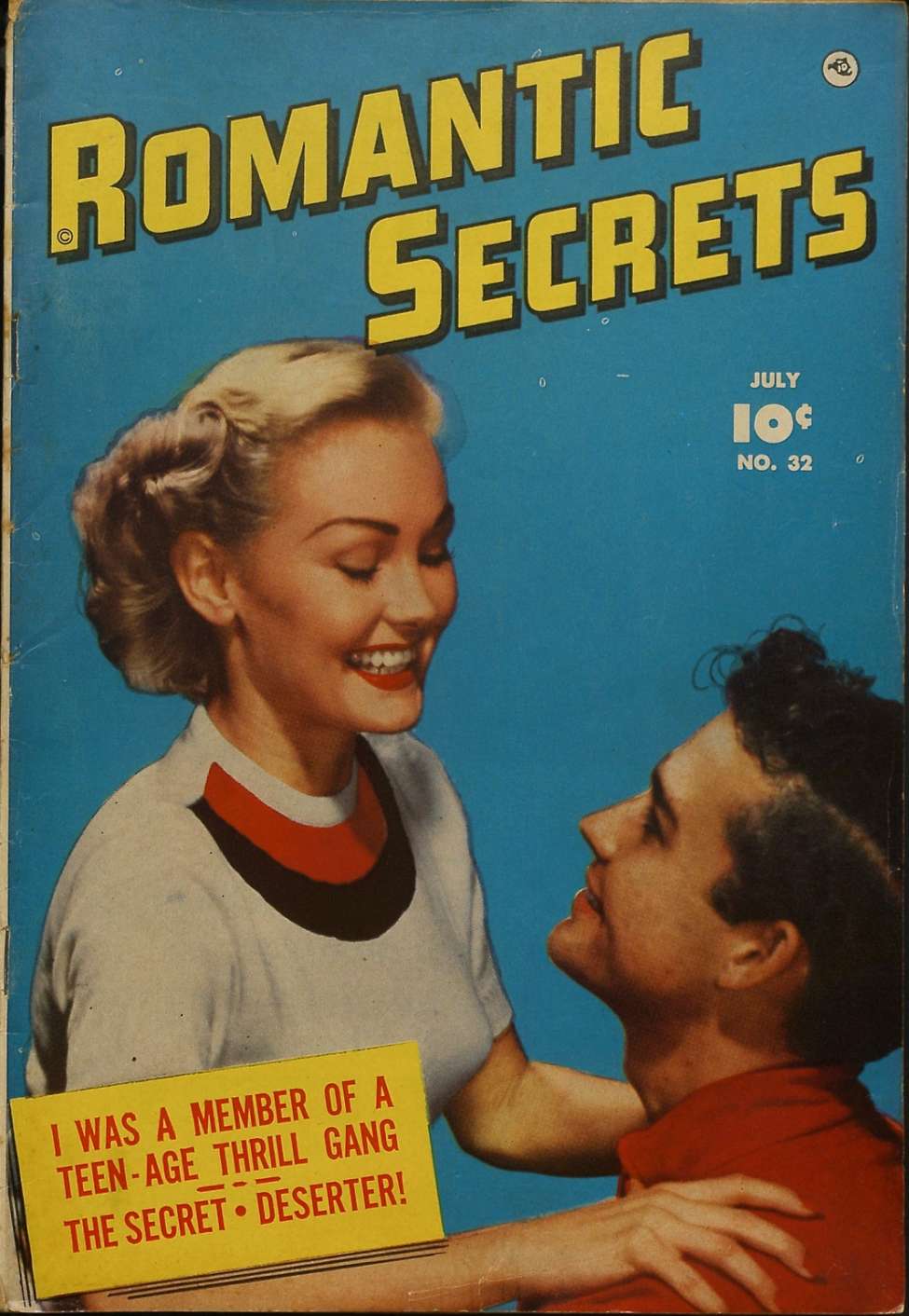 Comic Book Cover For Romantic Secrets 32