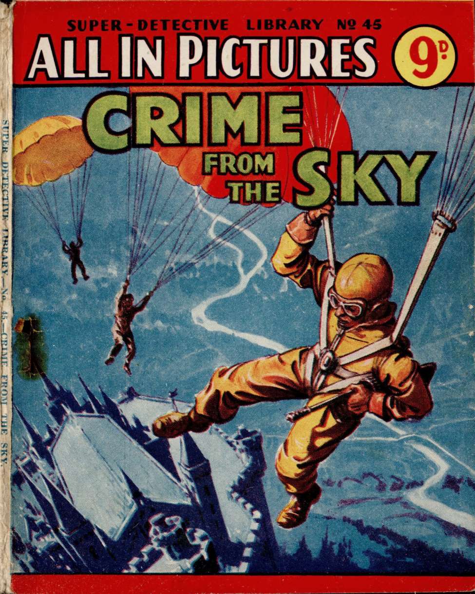 Book Cover For Super Detective Library 45 - Crime From the Sky
