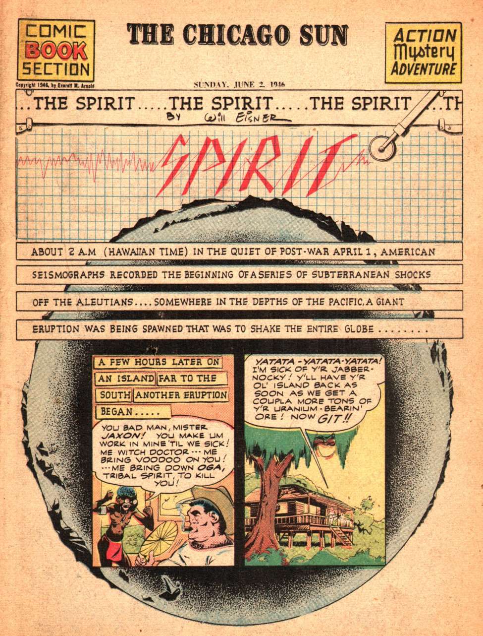 Book Cover For The Spirit (1946-06-02) - Chicago Sun
