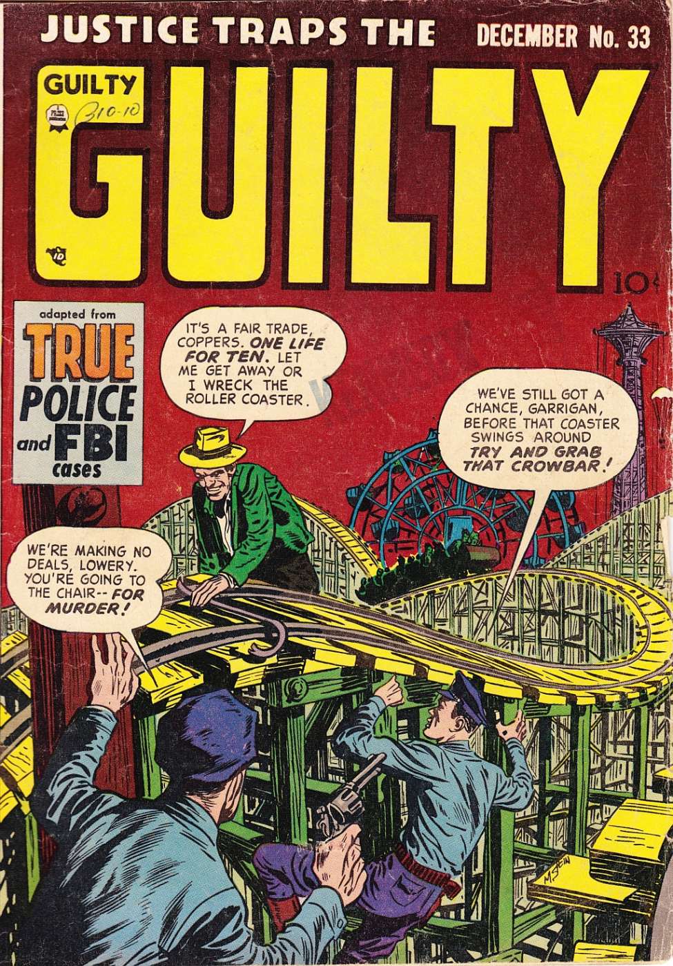 Comic Book Cover For Justice Traps the Guilty 33