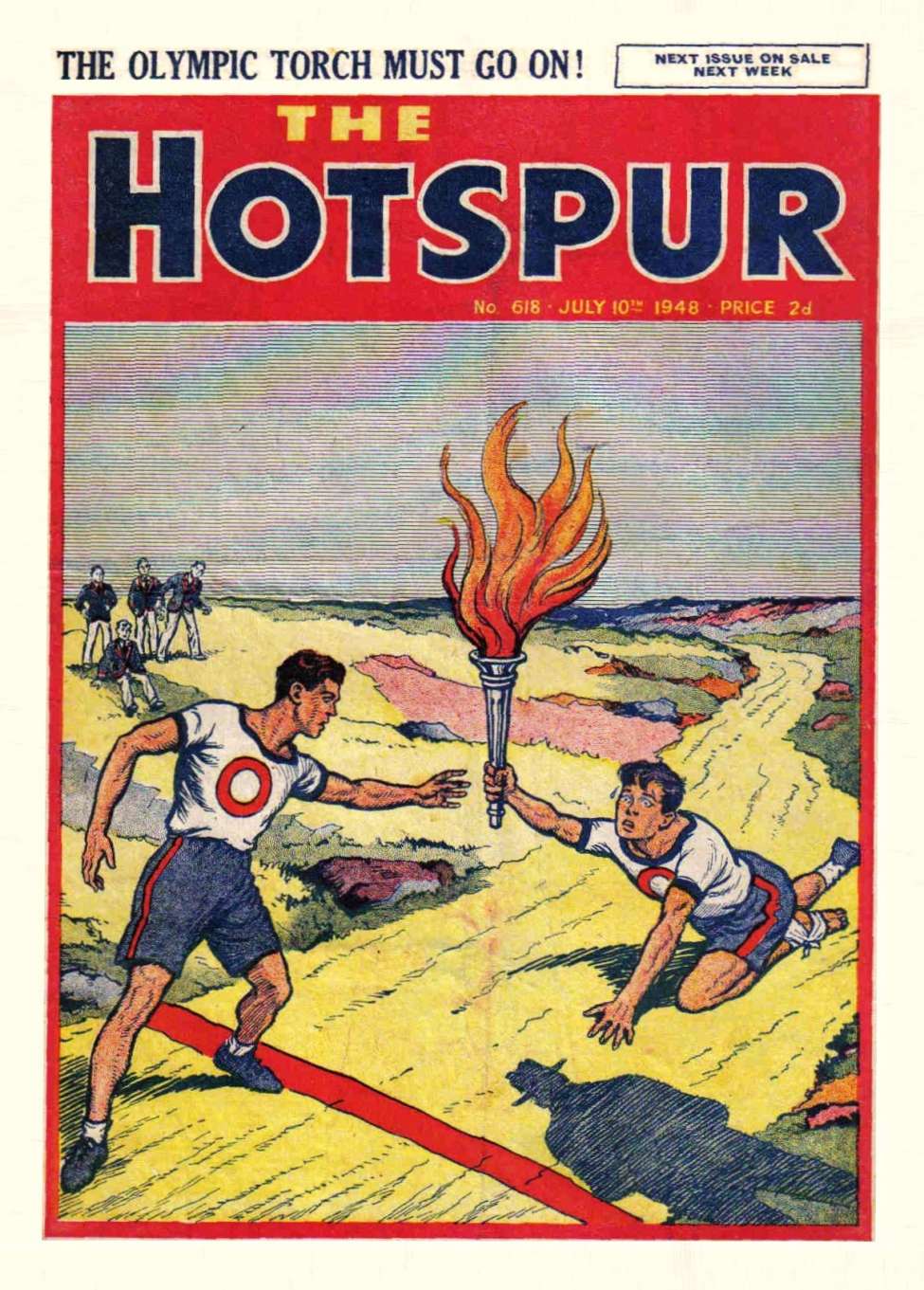Comic Book Cover For The Hotspur 618