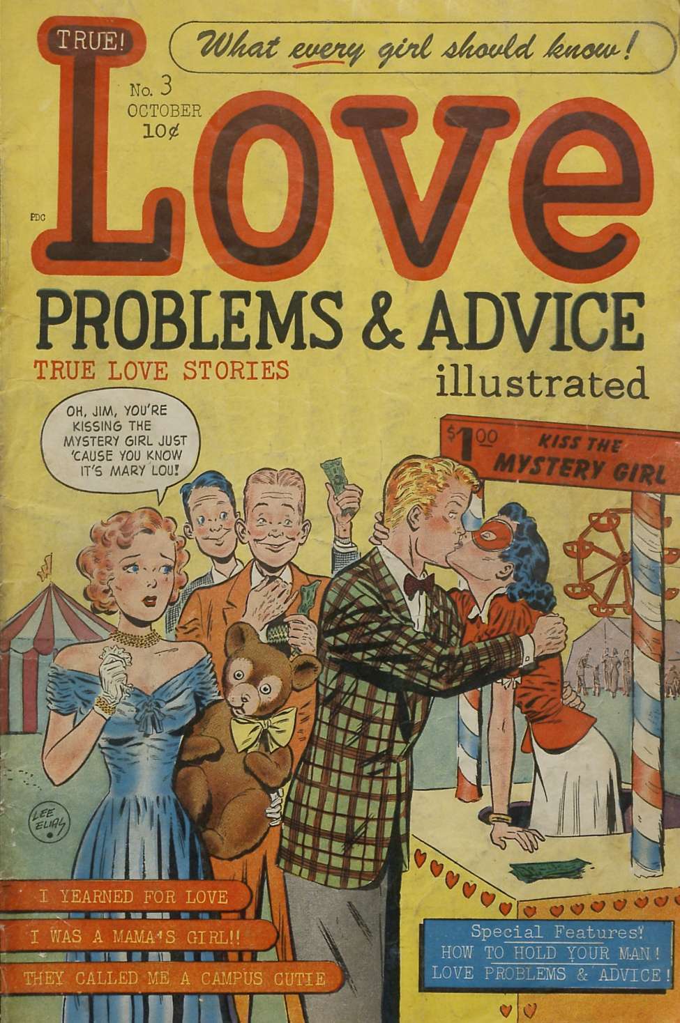 Comic Book Cover For True Love Problems and Advice Illustrated 3