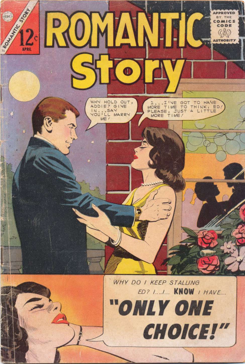 Comic Book Cover For Romantic Story 76