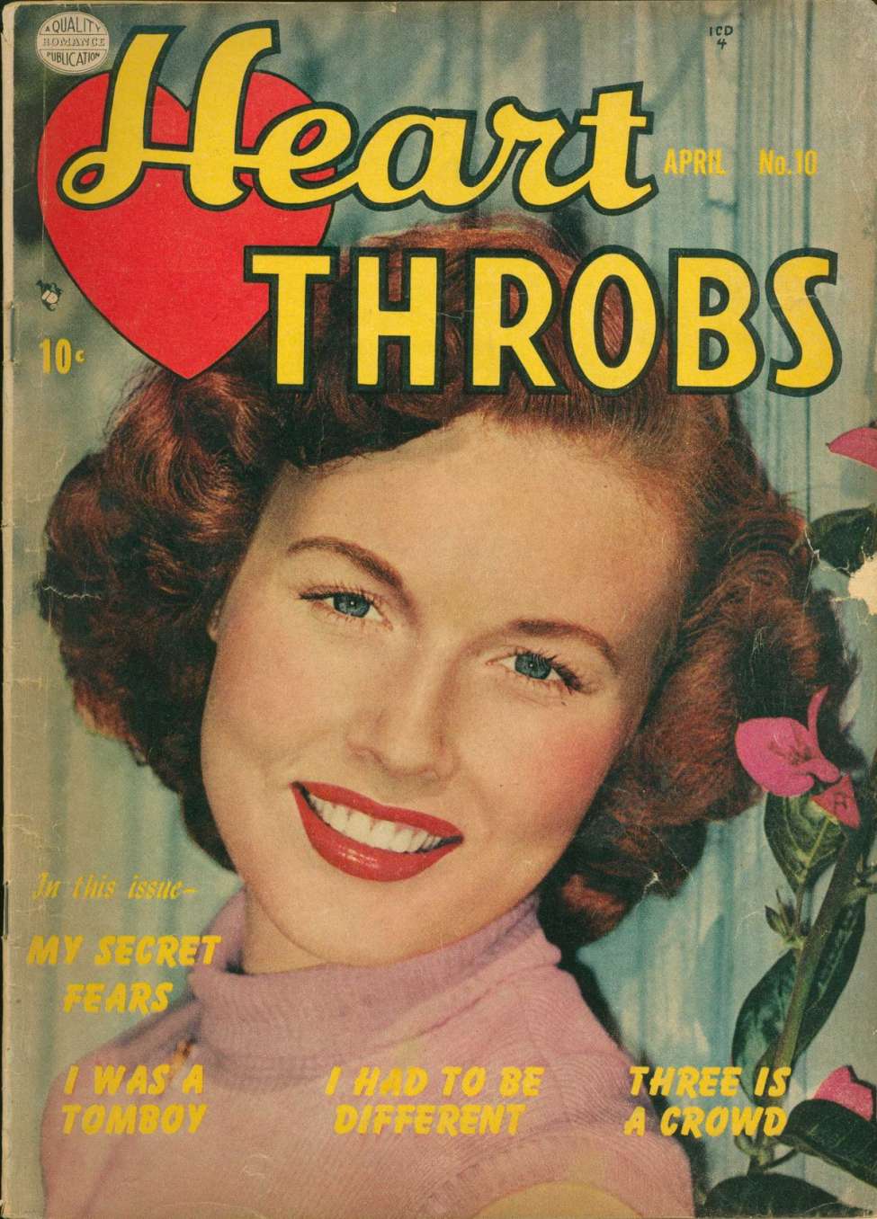 Book Cover For Heart Throbs 10